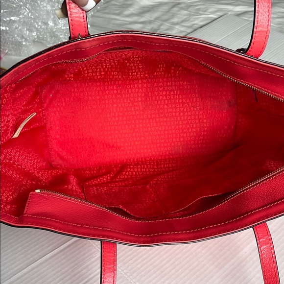 EUC Kate Spade Coral Satchel Bag - Picture 5 of 12